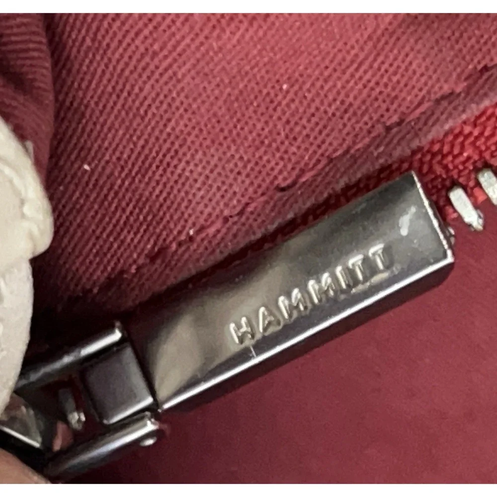 Hammitt Bryant Medium bag is crafted from grey pebbled leather Silver Rivets Med